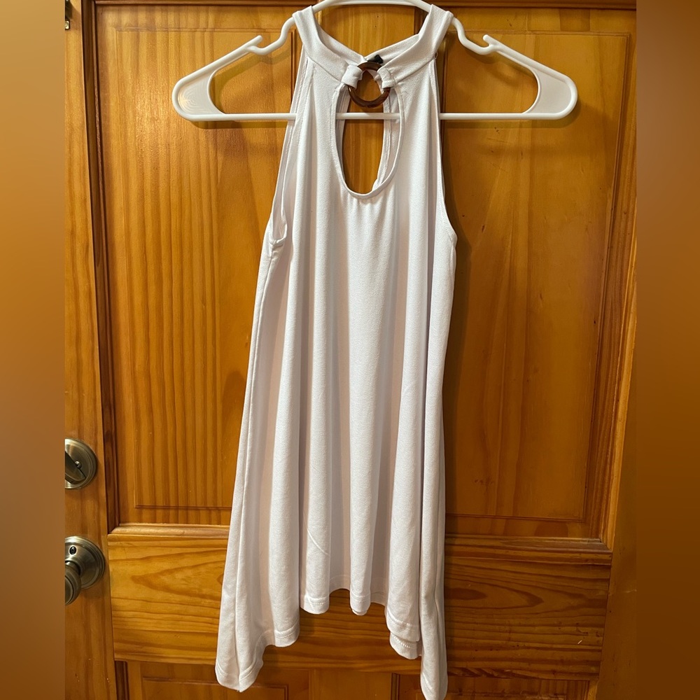 Love size small white key hole front halter blouse. Never used.